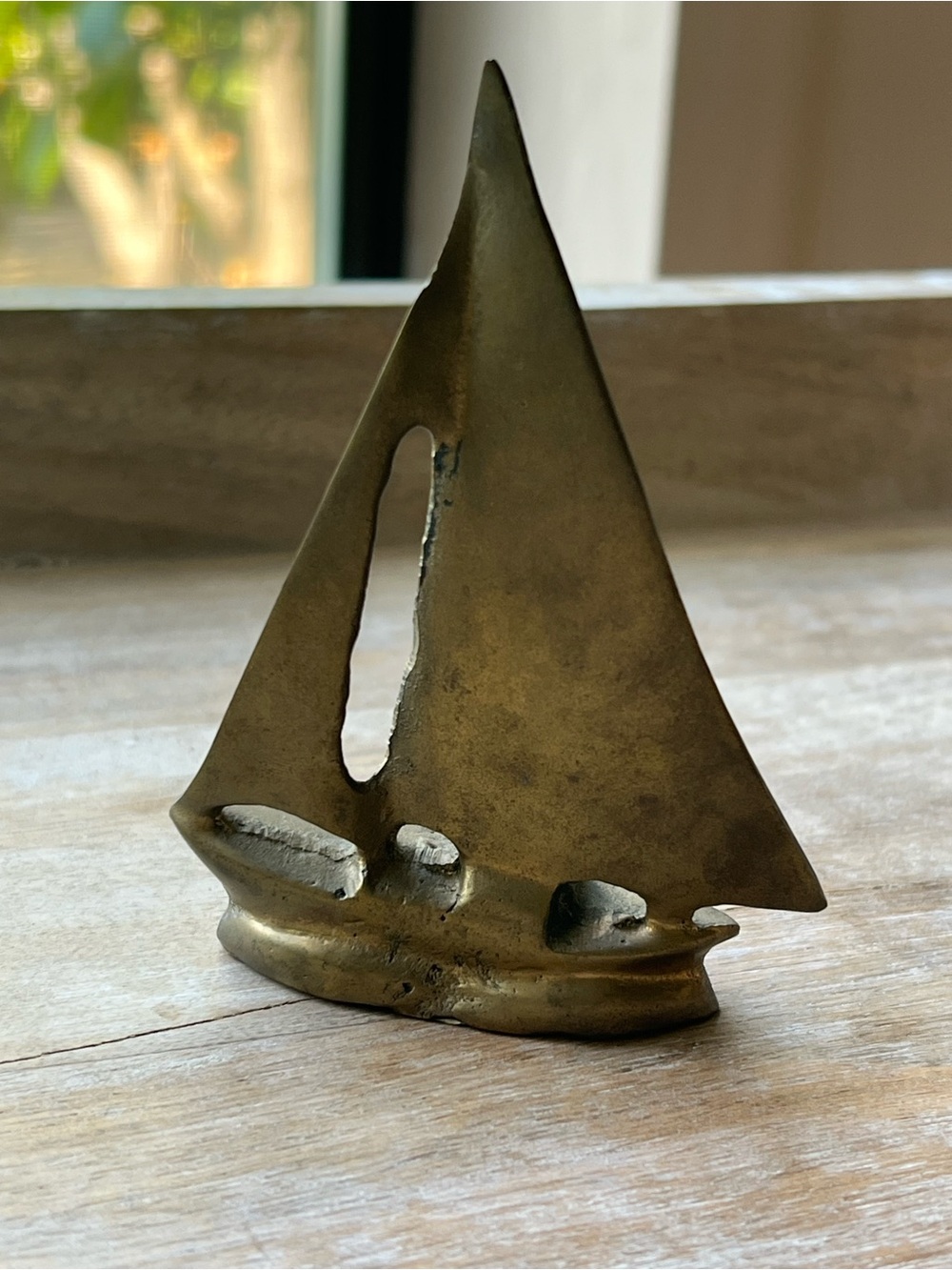 Vintage Brass SailBoat